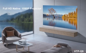 High Quality 4K UHD <b>Projector</b> With <b>Android</b> 9 Stereo Speakers & Portable Design for Gaming Home Entertainment Q7 Proje - Product Image 5