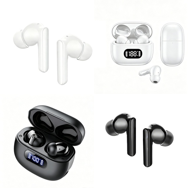 Factory Price Wireless Audio Buds Smart Touch Control HiFi Sound Low Latency Gaming Audio Mode for All Smartphones Sport Gym