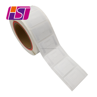 Etiqueta Adhesiva UHF RFID, Etiqueta Reescribible de 54X34MM ISO18000-6C de Largo Alcance EPC Clase 1 Gen2
