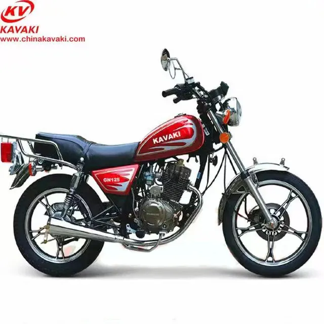 Guangzhou, venta de fábrica de motocicletas, KAVAKI, motos de calle clásicas de 125cc, Moto GN125 de gasolina