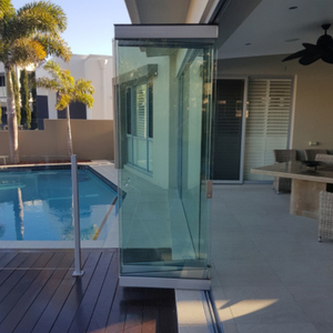 Không khung accordion trượt kính Rèm gấp nội thất phân vùng tường - Product Image 6