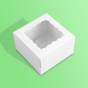 Cupcakes bao bì hộp bánh trong suốt Hộp bao bì hộp bánh Trắng - Product Image 3