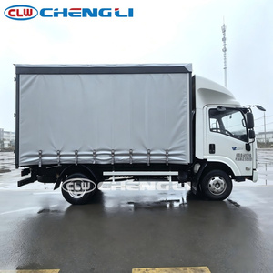 Camion à rideaux souples Isuzu avec bâche en PVC, caisse à rideaux latéraux de 24 m³ pour la logistique portuaire - Product Image 5