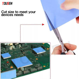 Thermische Siliconen Pad Voor Slimme Telefoon Rubber Thermische Gap Pad Voor Cpu/Led/Pcb Siliconen Thermische Pads 1.0 ~ 8.0 W/<span class=keywords><strong>m</strong></span>-K - Product Image 5