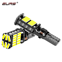 Ampoules LED pour voiture EURS, Canbus T10 4014 26SMD, éclairage de plaque d'immatriculation, éclairage de lecture, lampes de signalisation W5W