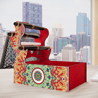 Boîte de rangement pour stylos de peinture diamant, kits de rangement pour l'art diamant, boîte de rangement à domicile pour diamants de formes spéciales, décoration artistique, cadeau