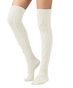2021 femmes tricoté à pieds Crochet Topper jambières Pom Boot chaussettes - Product Image 1