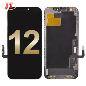 Gx lcd keras untuk iphone 11 12 13 14 Pro max, layar oled lunak mini untuk iphone 6 7 8 plus lcd untuk ponsel i x xr xs max tampilan