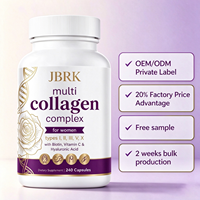 Capsules de collagène et biotine à marque privée OEM avec biotine pour la santé des cheveux, de la peau et des ongles – Compléments alimentaires vitaminés