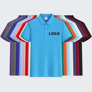 Camiseta <span class=keywords><strong>Polo</strong></span> con Logotipo Personalizado, Manga Corta, Ropa de Trabajo, Transpirable, Uniforme de Poliéster, Cuello Cruzado, Camiseta Publicitaria de Manga Corta - Product Image 1