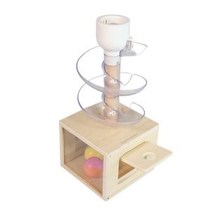 EASTOMMY-Jeu de balle de piste Montessori, piste de <span class=keywords><strong>course</strong></span> avec rampe à hochet - Product Image 1