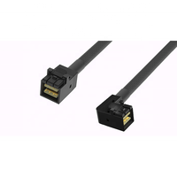 Cable Mini SAS SlimSAS 36P 8643 a 4*SATA 7PIN de 90 Grados para Aplicaciones Electrónicas