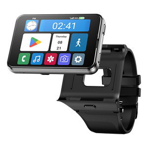 Reloj Inteligente 4G LTE 6G+128GB con Android, Tarjeta SIM, Cámara, Videollamada, Monitor <span class=keywords><strong>de</strong></span> Ritmo Cardíaco, Pantalla Grande, Teléfono <span class=keywords><strong>de</strong></span> Pulsera para Hombres y Mujeres - Product Image 1