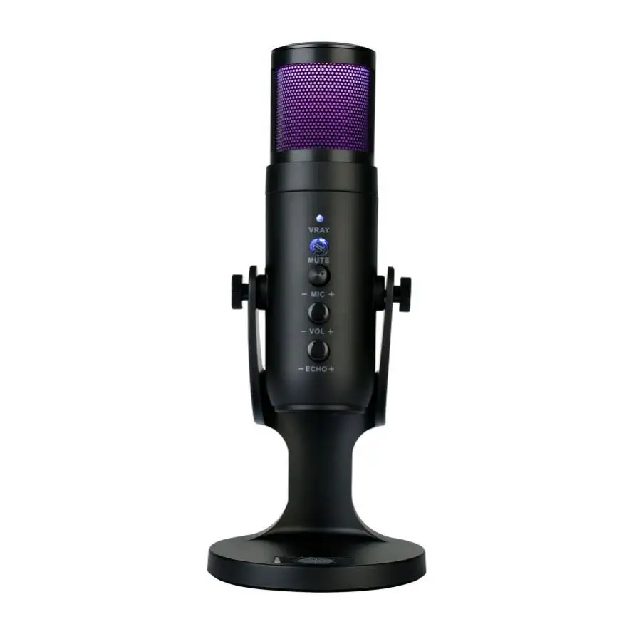 Customized Professional Live Stream Recording Game Mic Jobs Work Home Online Condenser USB Microphone