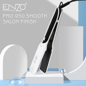 <span class=keywords><strong>ENZO</strong></span> Professioneller Dual-Voltage Hochwertiger 2-in-1 Salon LED-Display Glätteisen Heißkamm Lockenstab Heizender Haarglätter - Product Image 6