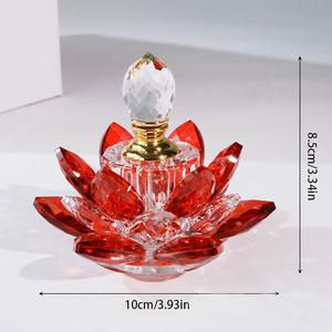 PuJiang Factory loto fiore essenziale contagocce bottiglie fantasia 3ML bottiglia di profumo di cristallo Logo personalizzato per il regalo della signora - Product Image 6
