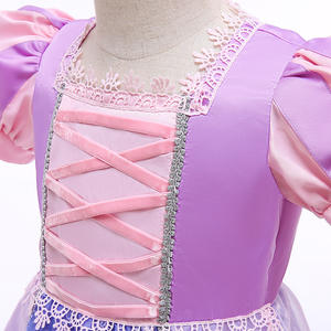 Vestido de Princesa <span class=keywords><strong>Sofía</strong></span> al por Mayor, Vestido Largo de Disfraz de Cosplay, Vestido de Fiesta de Princesa para Niña - Product Image 6