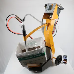 Máquina de pintura en aerosol de recubrimiento en polvo electrostático, para recubrimiento en polvo, planta