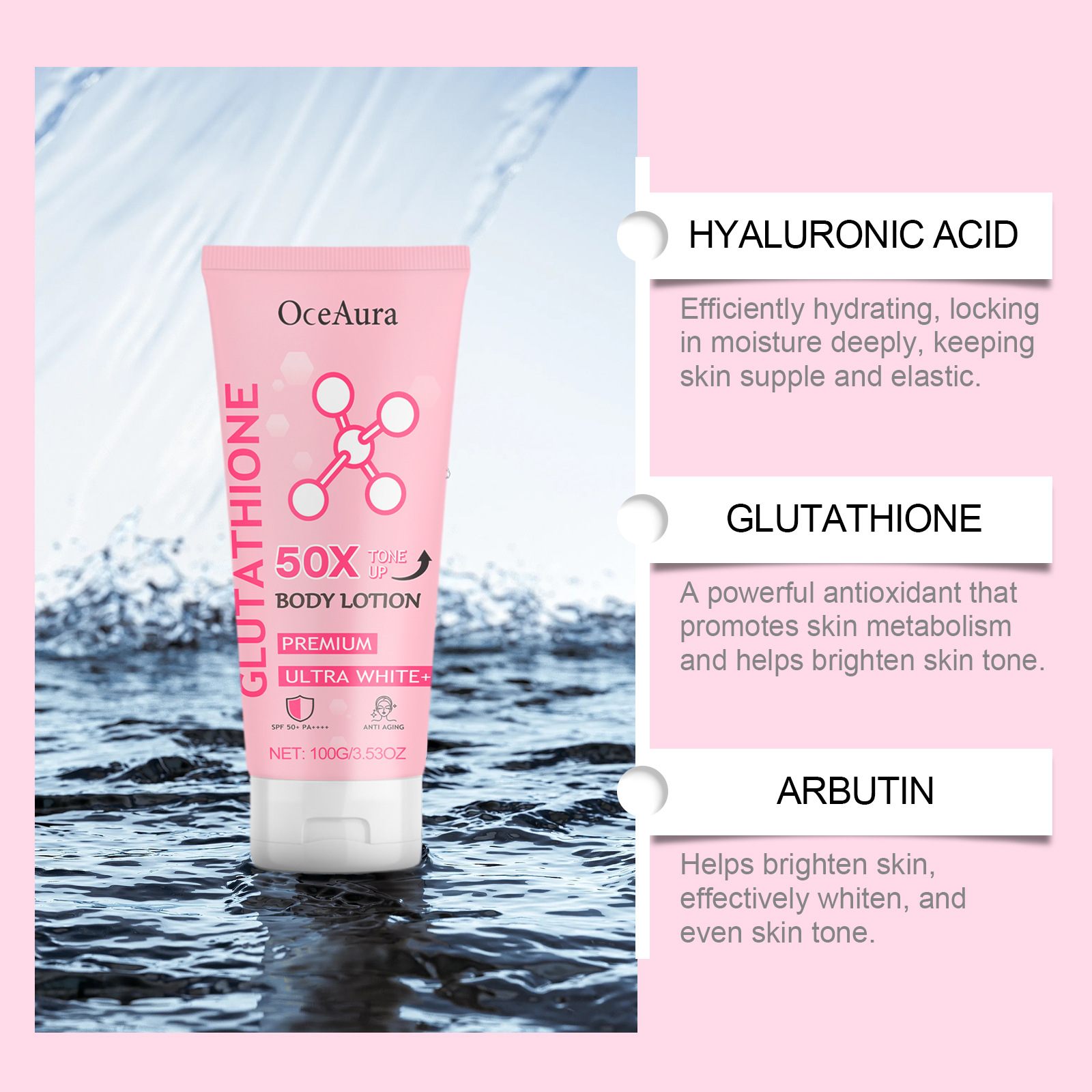 oceaura glutathione body lotion OceAura Glutathione Body Lotion