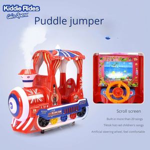 Wholesale Game City 3d Interaction Coin-Operated Kids Ride Small Train <b>Swing</b> Car for Kids - Product Image 4