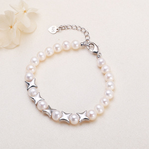 Bijoux en perles authentiques de Zhuji, vente en gros, perles lisses en diamant, trou droit, perles séparées, chaîne et bracelet à maillons tendance, presque - Product Image 4