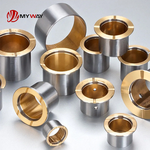 Myway tùy chỉnh kích thước lưỡng kim ỐNg Lót (<span class=keywords><strong>cusn10pb10</strong></span>) Thép được hỗ trợ Bronze Bush cho xi lanh thủy lực và thiết bị xây dựng - Product Image 3