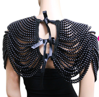Nouvelle Chaîne de Corps Perlée Faite à la Main pour Femme, Collier de Haute Qualité avec Perles d'Imitation et Perles en Plastique, Bijou Tendance et Sexy pour Soirée