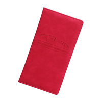 Organisateur de documents de permis de conduire, cadeau promotionnel, personnalisation du logo, porte-documents en PU, porte-registre et assurance automobile
