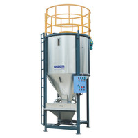 Mélangeur de Couleurs Semi-Automatique Vertical QIZEN 3000KG en Acier Inoxydable à Gravité Zéro pour Moteur 7.5kW, Débit 3000kg/h