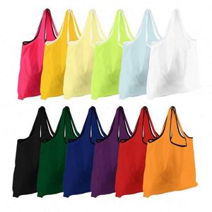 Bolsa de Compras Plegable Reutilizable Grande y Ecológica, Hecha de Poliéster PET Reciclable, con Bolsa de Transporte - Product Image 1