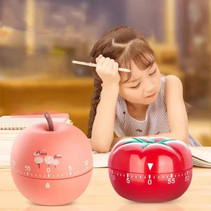 Temporizador de Cocina con Forma de Tomate Rojo, Lindos Gadgets Mecánicos para Recordatorios - Product Image 2