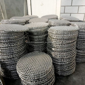 Rejilla de barbacoa de acero inoxidable 304 de grado alimenticio personalizada CE, rejilla de metal galvanizado para barbacoa, bandeja redonda de rejilla para parrilla - Product Image 6