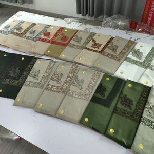 Шерстяной шарф Yemeni, саудовская вышивка, Кашмир, шемаг, Исламская вышивка, 50-дюймовый шарф, Оман, кеффия, тюрбан, мусульманские шали, мужские хиджаб - Product Image 3