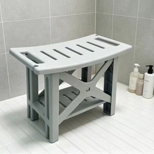 Tabouret de salle de bain Xi Zhe, taille standard, épaissi, antidérapant, siège de bain en plastique pour bébé - Product Image 1