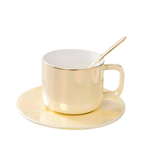 แก้วกาแฟแบบใช้แล้วทิ้งขนาด 150 มล. พร้อมจาน ถาด และช้อน ลายการ์ตูนทันสมัย สำหรับงานปาร์ตี้ ใช้กับไมโครเวฟและเครื่องล้างจานได้ - Product Image 5