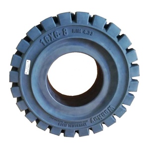 Pneumatici Solidi per Carrelli Elevatori 16x6-8 18x7-8 a Bassa Rumorosità, Resistenti Pneumatici Industriali per Carrelli Elevatori - Product Image 1
