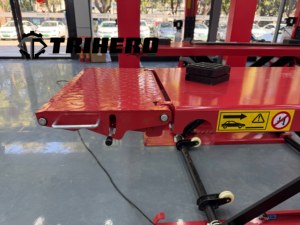 TRIHERO Elevador de Coche Portátil de 1200mm de Posición Media con Sistema Hidráulico, Equipo Elevador de Coche Móvil, Elevador de Tijera Hidráulico - Product Image 4