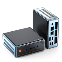 Yeni orijinal AMD Ryzen 7 5700U Wifi 6.0 BT5.2 2 Lan Mini PC R7 5700U DDR4 16GB 512GB SSD Mini PC oyun için Windows 11 Pro