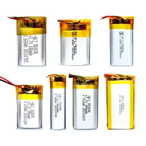方形电池103040 503759 053759小型1200毫安时3.7伏可充电锂离子聚合物电池