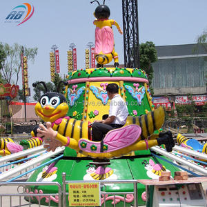 Manège mécanique rotatif Abeille à 16 places à commande autonome pour enfants, équipement <span class=keywords><strong>de</strong></span> parc d'attractions extérieur pour parcs urbains et fêtes foraines, à vendre - Product Image 3