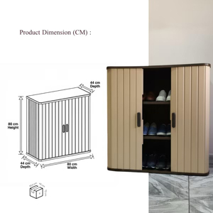 Meuble de rangement en bois pour salon avec portes, organisateur multifonctionnel pour livres, jouets, chaussures et vêtements, meuble de maison - Product Image 3
