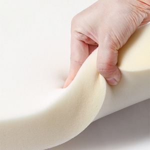 Queen Size Contemporary Design Trifold Mattress Topper Soft Hybrid <strong>Guest</strong> <strong>Bed</strong> with Durable Memory Foam Rolled up Removable Cover - Product Image 3