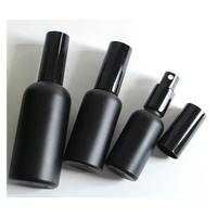 Flacon pulvérisateur à brume fine en verre ambré unique de luxe 100 ml 10 ml Parfum Bouchon à vis avec boîte