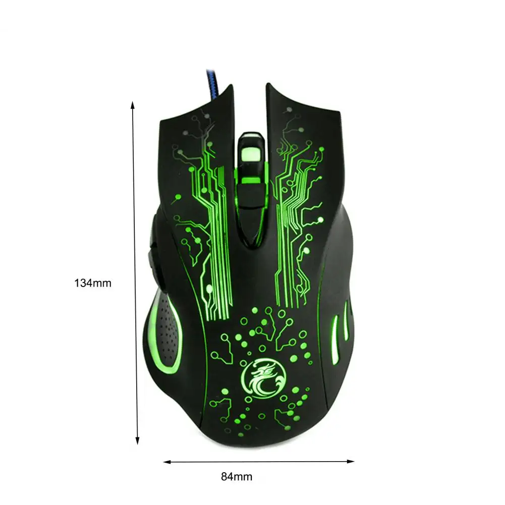 USB Wired Gaming X9 Mouse Ergonomic LED Backlight Optical Mouse Gamer Cable Mice For PC Computer Laptop For CS GO LOL Dota