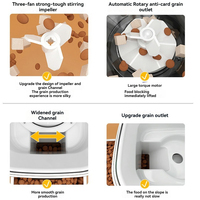 Comedero Automático Inteligente para Perros y Gatos de 5L con Dispensador de Comida Sólida, Control por Aplicación, Temporizador y Registro de Voz con Cámara