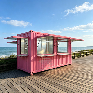 Conteneur maritime transformé en remorque alimentaire, cuisine mobile pour burgers, pizzas, hot-dogs, service de restauration - Product Image 6