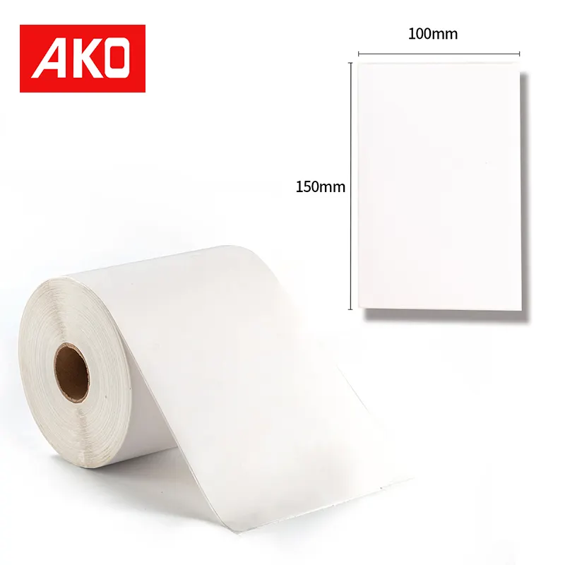 AKO Brand Wholesale Cheap Price Custom Printed Labels Pet Adhesive Sticker Labels