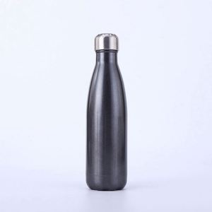 Logo personnalisé promotionnel 16 oz. Bouteille d'eau en acier inoxydable avec couvercle à visser pour les cadeaux d'entreprise et les événements sportifs - Product Image 2
