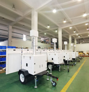 Bán Hot ngoài trời cctv năng lượng mặt trời hệ thống giám sát di động năng lượng mặt trời cctv tháp Trailer cho xây dựng trang web - Product Image 1