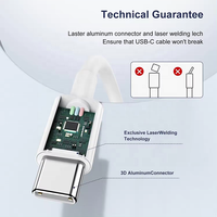 Câbles de données Vente en gros Chargeur Usbc Adaptateur de charge Usbc 1m 3A Câble Usbc Type C à Type C Câbles de données pour chargeur de téléphone intelligent